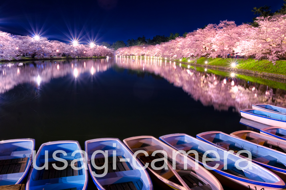 春の弘前公園