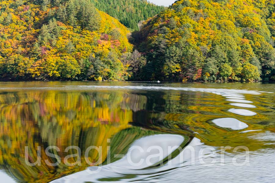 紅葉の小又峡