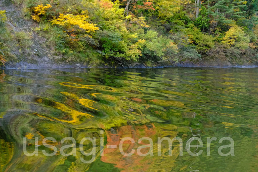 紅葉の小又峡