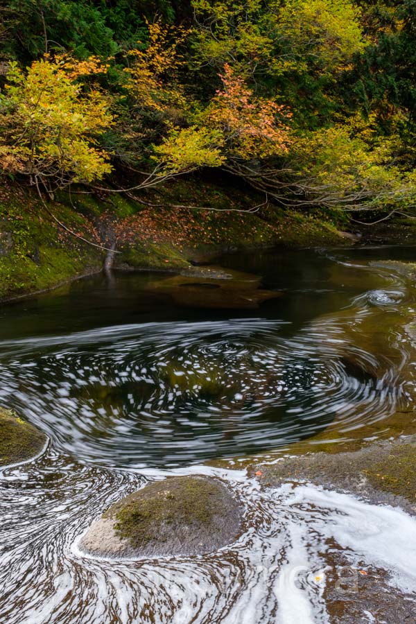 紅葉の小又峡